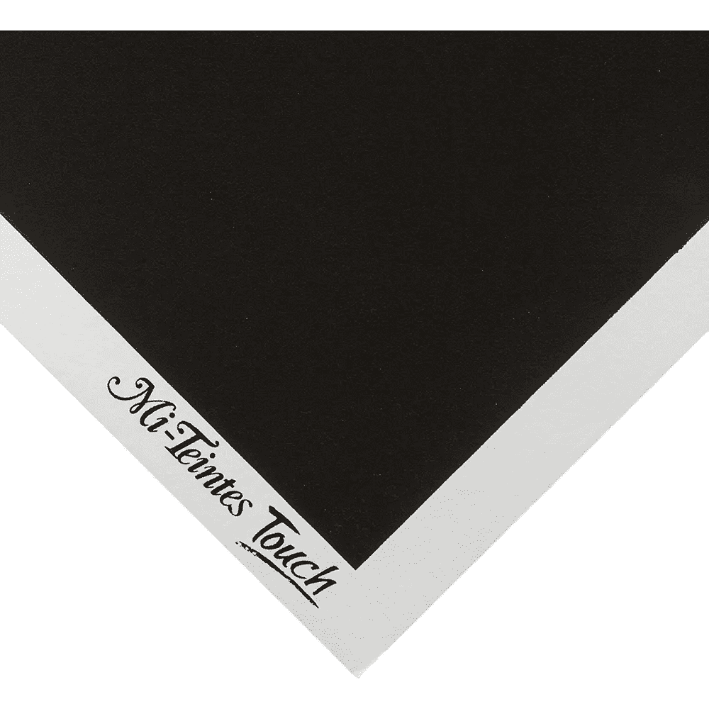 Бумага для пастели "Mi-Teintes Touch", 50x65 см, 355 г/м2, черный стигийский