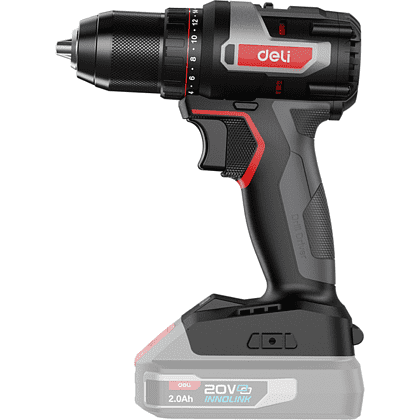 Аккумуляторная дрель-шуруповерт Deli RS EDE-DZ20-1, 20 В, 50 Нм, без АКБ и З/У, коробка - 2