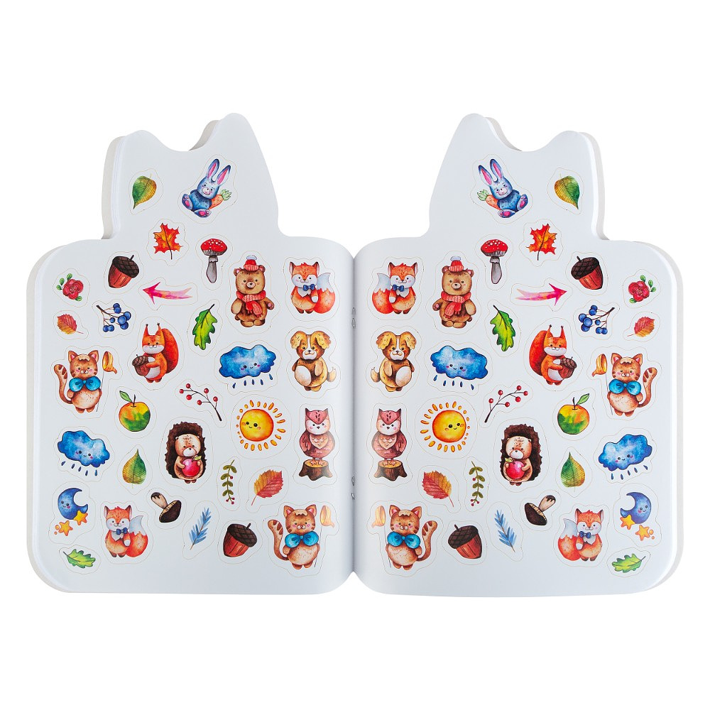 Альбом для рисования "Цветик. Заяц" с наклейками, 276х195 мм, 32 листа - 5