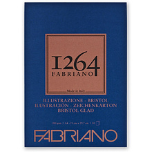Блок-склейка бумаги для графики "Fabriano. 1264", 21х29,7 см, 200 г/м2, 50 листов