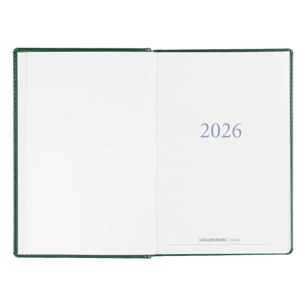 Ежедневник датированный "Agenda" на 2026 год, зеленый - 4