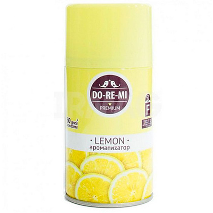 Освежитель воздуха "До-Ре-Ми Премиум" сменный баллон, 250 мл, лимон