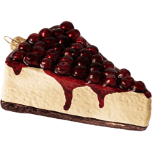 Украшение елочное "Cheesecake Slice"