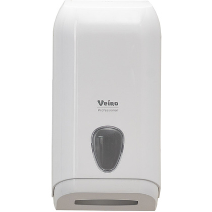 Диспенсер Veiro Professional "L-ONE" для туалетной бумаги листовой, белый - 6