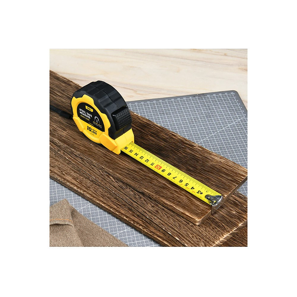 Рулетка Deli YS EDL3799, 10 м х 25 мм, желтый, черный - 8