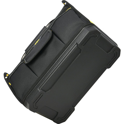Сумка для инструментов Deli YS EDL586111, 420х210х380 мм, открытая, ткань Oxford, черный, желтый - 3