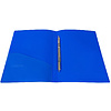 Папка-скоросшиватель с карманом "Economix", A4, синий - 2