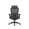 Кресло компьютерное SitZone E-JX-001А, сетка, пластик, черный - 2