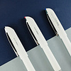 Ручка-роллер Pentel "Floatune", 0.8 мм, белый, стерж. синий - 4