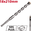 Бур по бетону Deli YS EDH-Y18210,18 x 210 мм, SDS-PLUS - 2