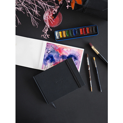 Скетчбук "Rhodia Touch", 300 г/м2, 21x29,7 см, 20 листов, черный - 2