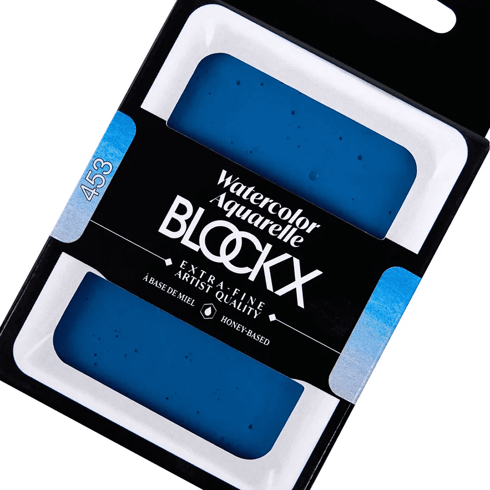 Краски акварельные "Blockx. Giant pan", 453 церулеум серый, 18 мл., кювета - 3