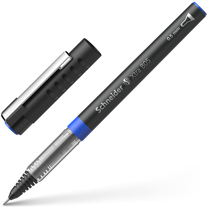 Ручка-роллер "Xtra 805", 0.5 мм, синий, стерж. синий 