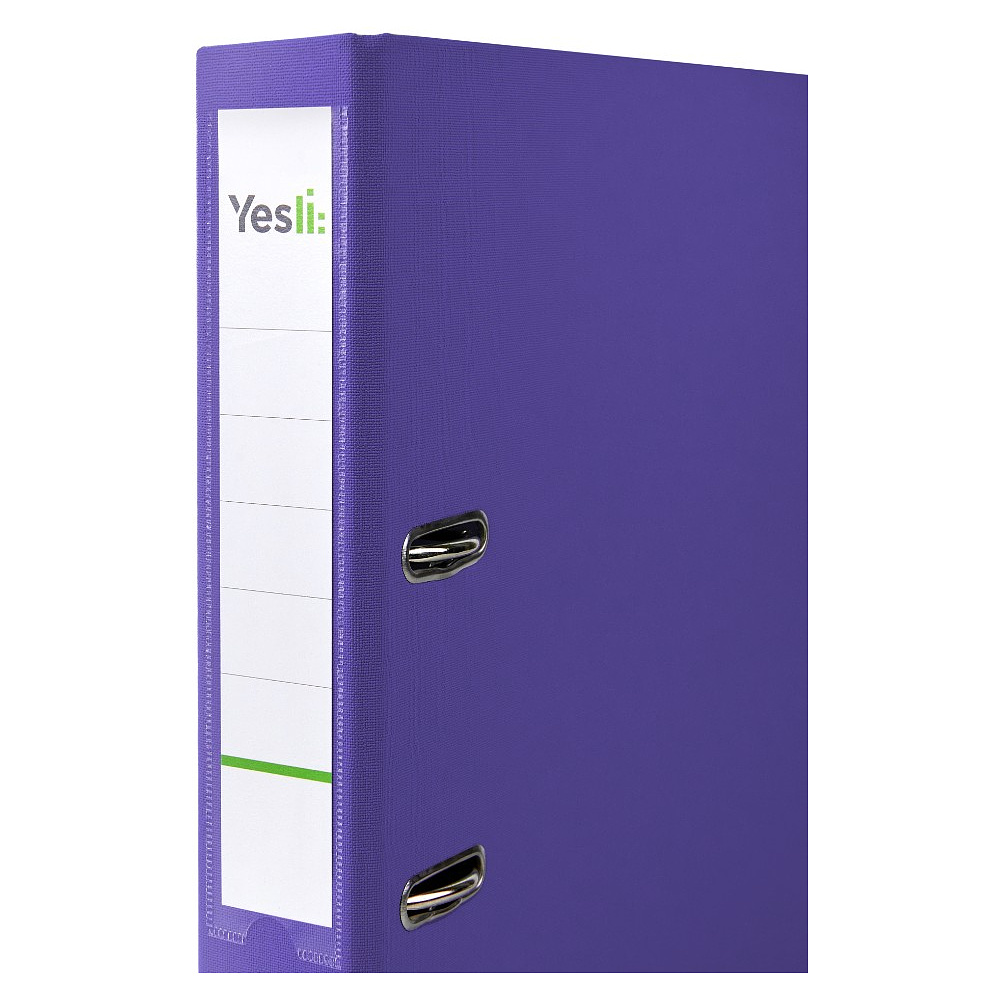Папка-регистратор "Yesli:", А4, 50 мм, ПВХ, фиолетовый - 2