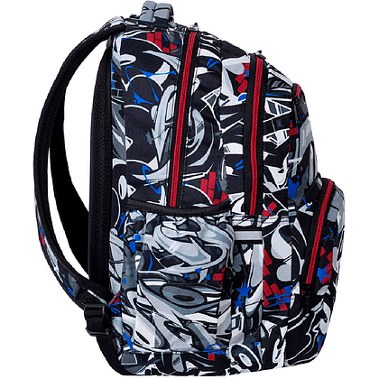 Рюкзак школьный Coolpack "Street art", черный, белый - 2