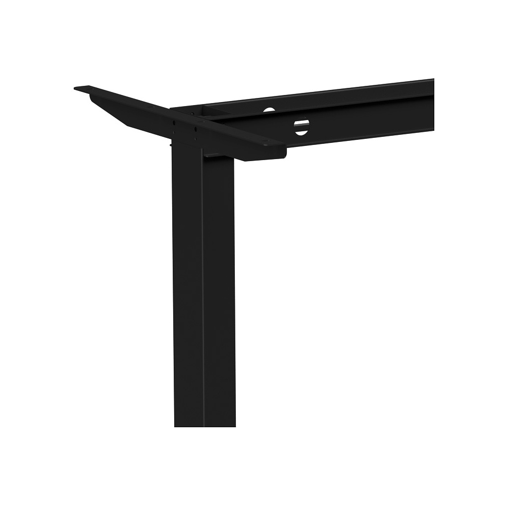 Стол с электроприводом WellDesk Basic 1300x675х18 черный/акация лэйкленд (9191456+9072453) - 4