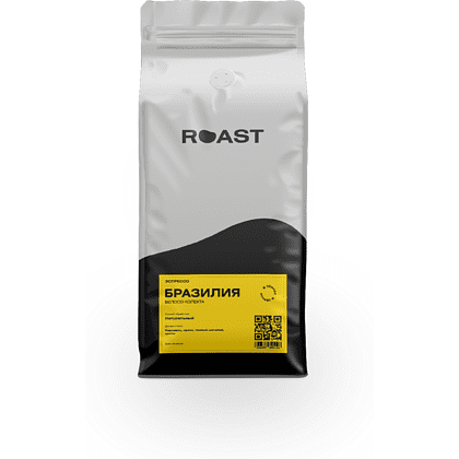 Кофе "ROAST.BY" Бразилия Велосо Серрадо, зерновой, 1 кг.