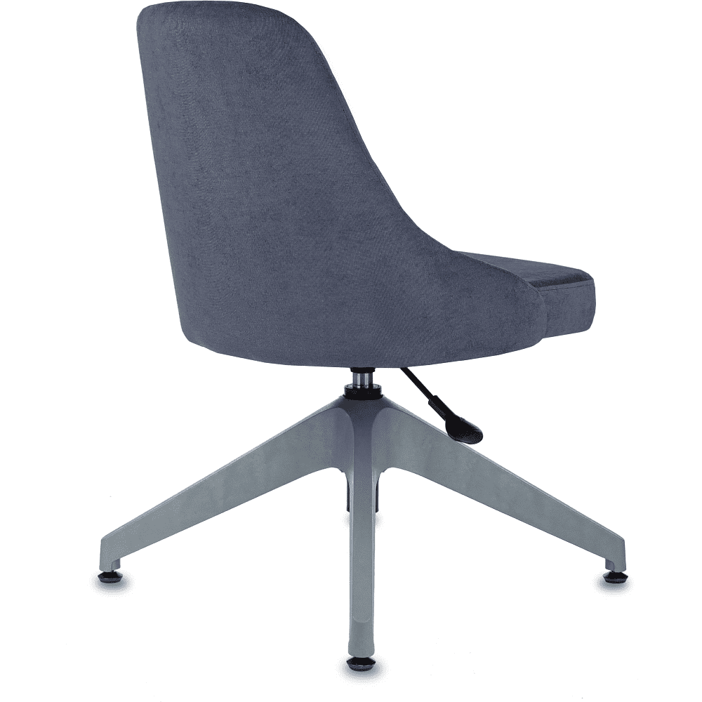 Кресло "Бюрократ CH-340GLZ", ткань, синий, каркас пластик, корпус серый - 3