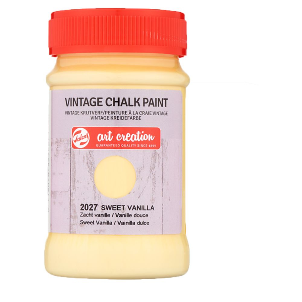 Краска декоративная "VINTAGE CHALK PAINT", 100 мл, 2027 ваниль