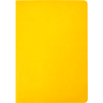 Блокнот "1818-15", А5, 80 листов, желтый
