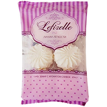 Зефир "Lefirelle" 230 гр., бело-розовый - 3