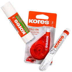 2+1 на клей и корректоры Kores!