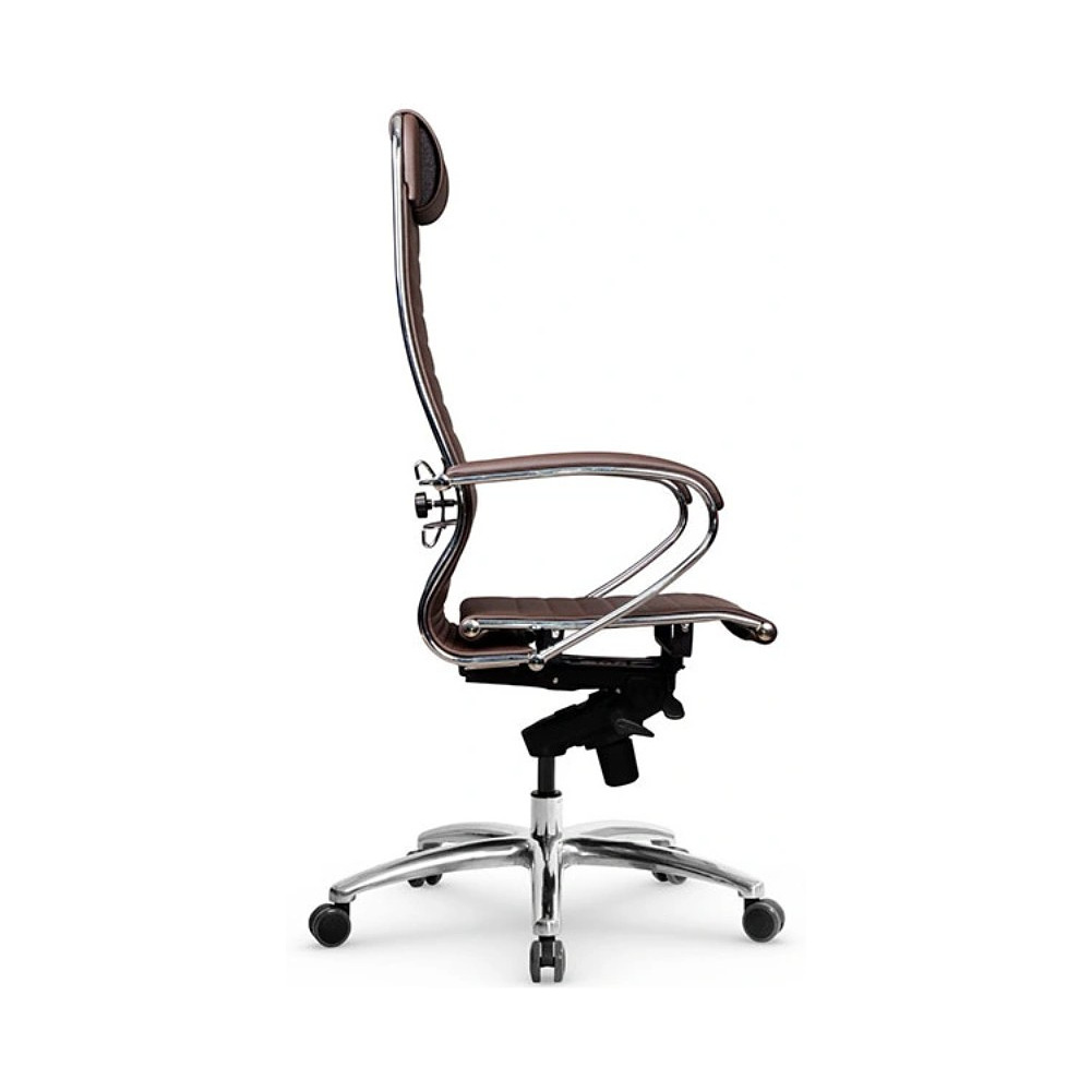 Кресло для руководителя "METTA SAMURAI K-1.04", экокожа, металл, темно-коричневый - 2