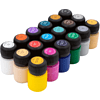 Краска акриловая по ткани "Декола", набор 18 цветов, 20 мл, банки - 9