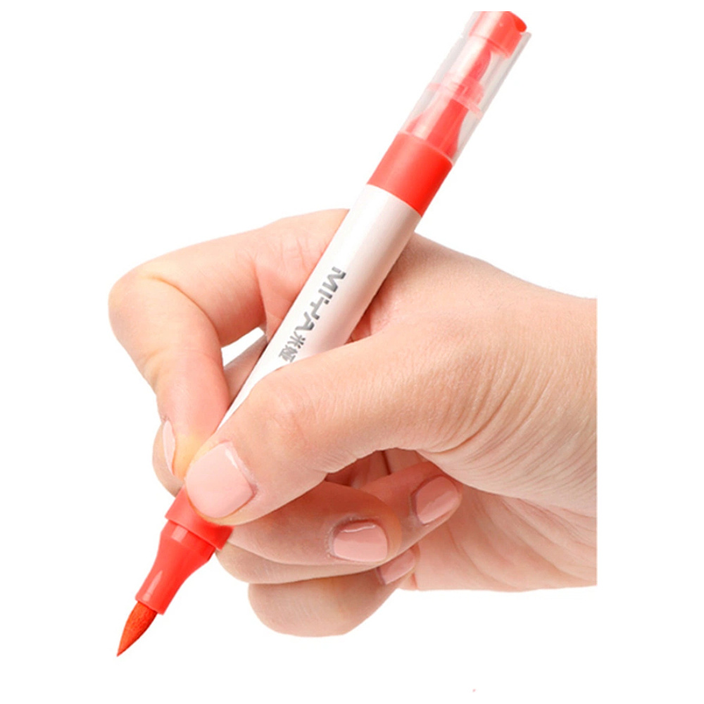 Маркеры художественные двухсторонние "Himi Miya", акриловые, набор, 24 цвета - 4