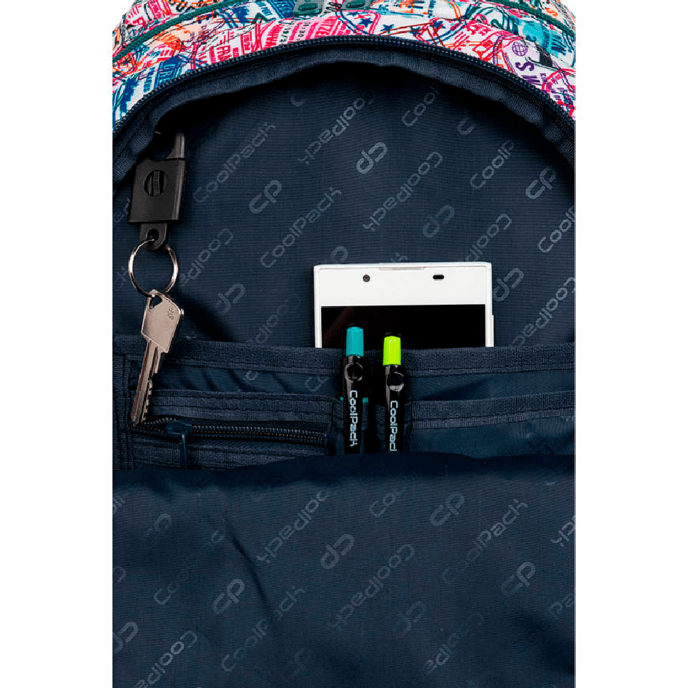 Рюкзак школьный Coolpack "Stamps", разноцветный - 4