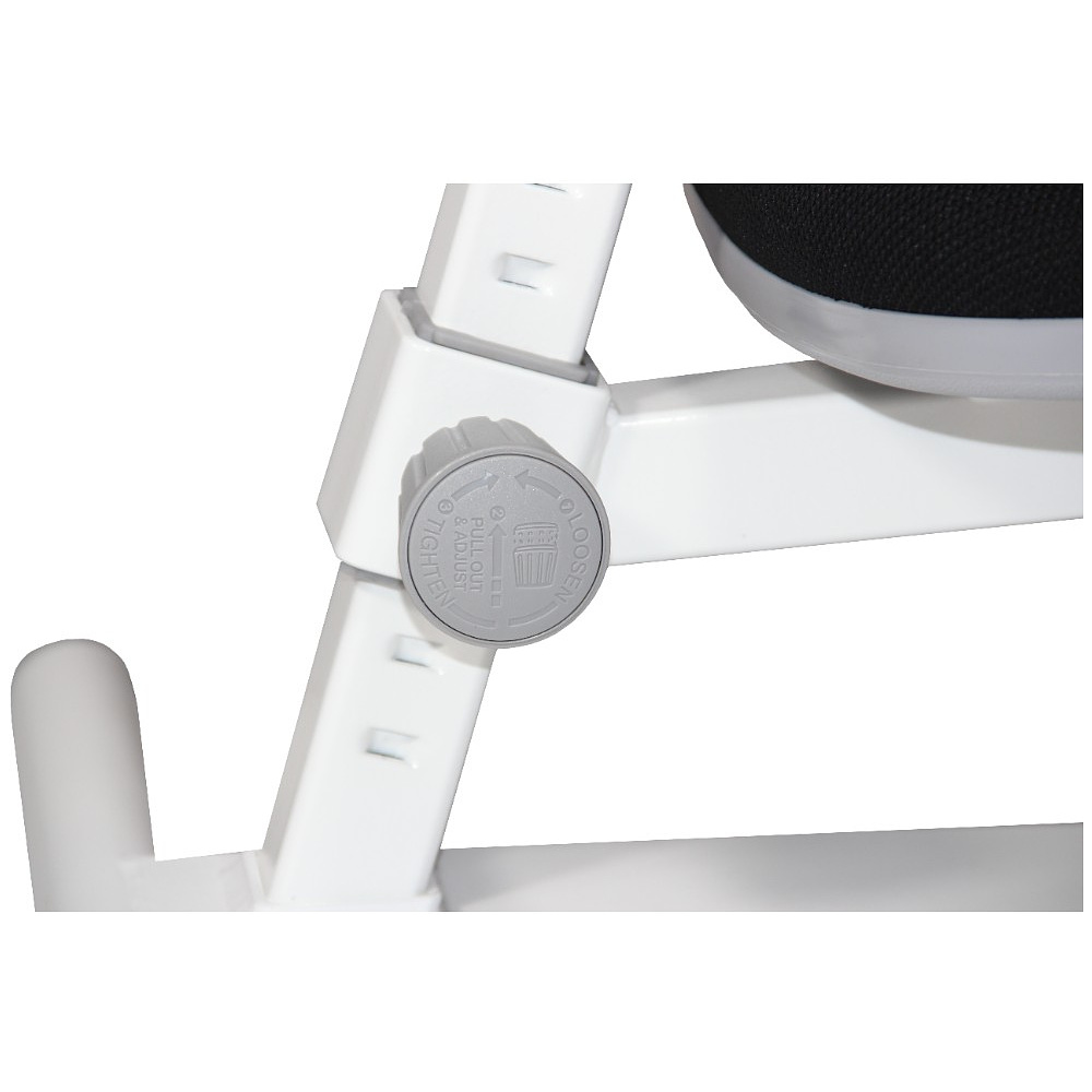 Кресло детское Comf-Pro Coco Chair, ткань, пластик, корпус белый, черный - 6