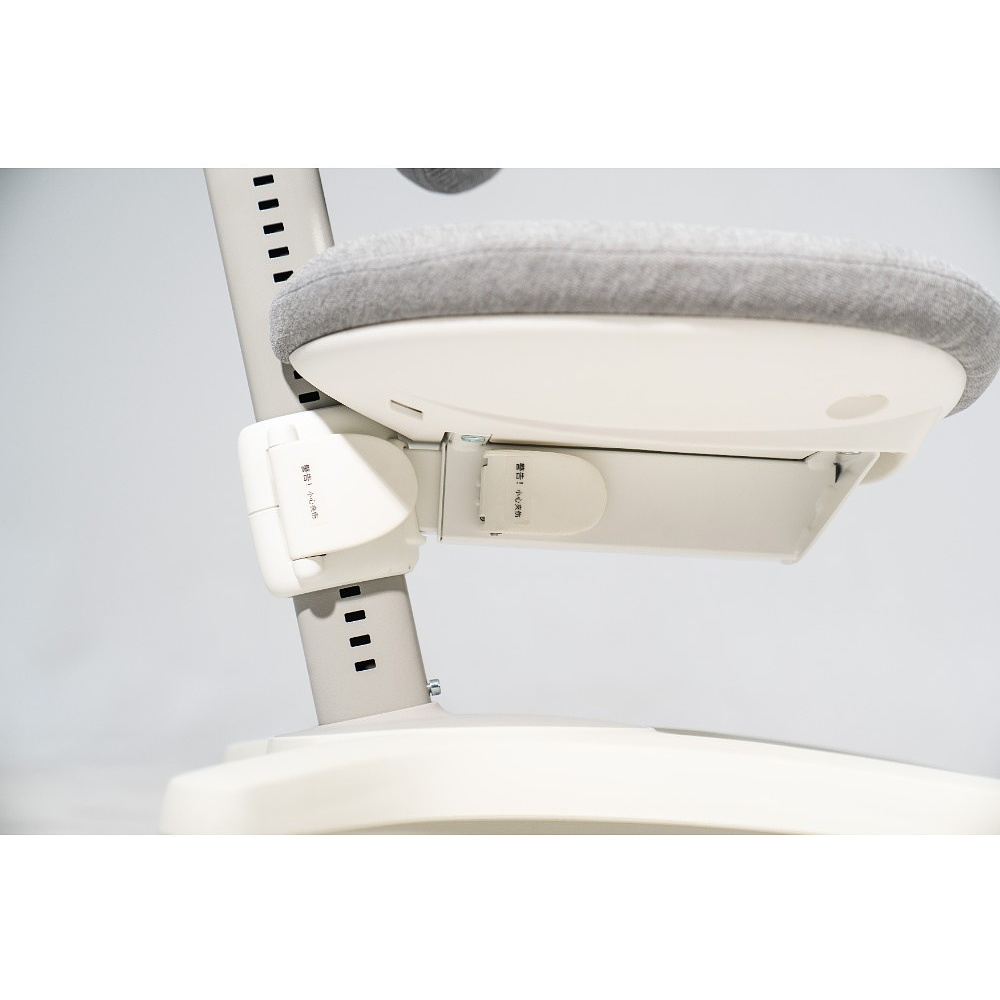 Кресло детское Ergosmart Maximus, ткань, серый, пластик, корпус белый - 6