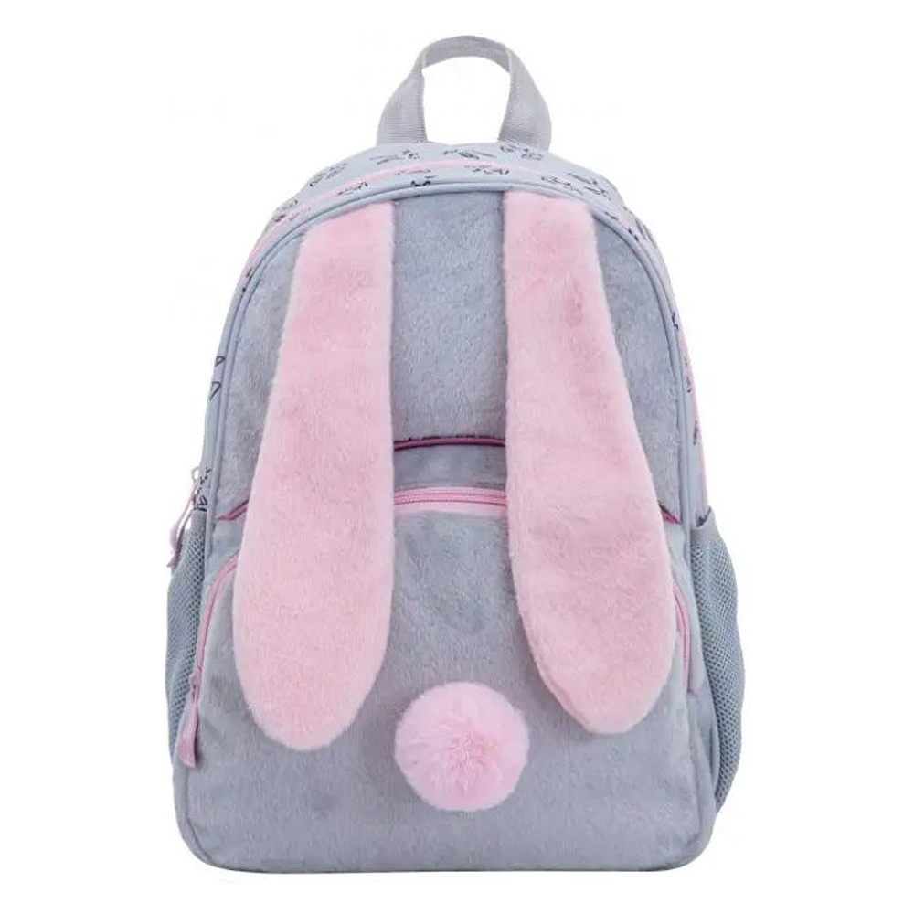Рюкзак школьный "Honeybunny", серый, розовый - 2