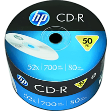 Диск CD-R HP, 700 Мб, 50 шт, CRE00070-3 
