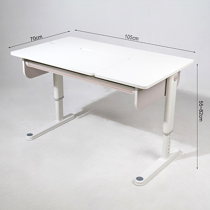 Комплект Ergosmart ученический Caravel S: стол регулируемый Caravel S, полка с подставкой для книг Wooden space S - 14