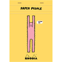 Блокнот "Paper people", желтый