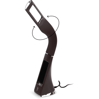 Светильник настольный ЭРА NLED-461-7W-BR, коричневый - 3