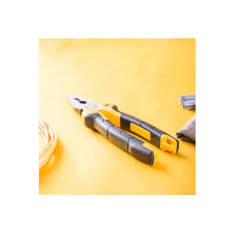 Плоскогубцы Deli YS EDL2008Z, 200 мм., желтый, черный - 3