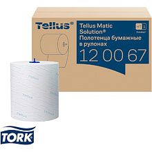 Полотенца бумажные Tellus Matic Комфорт, в рулонах, 2 слоя, H1, 150 м