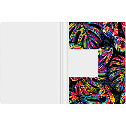 Папка на резинках "Neon Paradise", А4, 15 мм, пластик, разноцветный - 4
