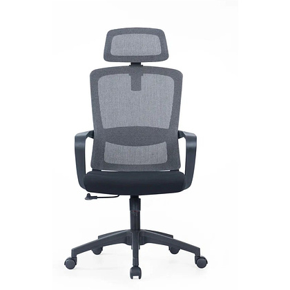 Кресло компьютерное SitZone U-060A, сетка, ткань, черный, пластик - 2