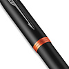 Ручка перьевая Parker "IM Vibrant Rings F315", M, черный, оранжевый, патрон синий - 6