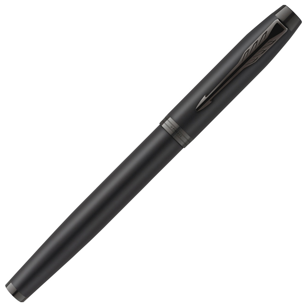 Ручка перьевая "Parker IIM Achromatic", F, черный, патрон синий - 2