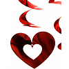 Гирлянда подвесная "Сердце", 60 см, 5 шт, красный - 2