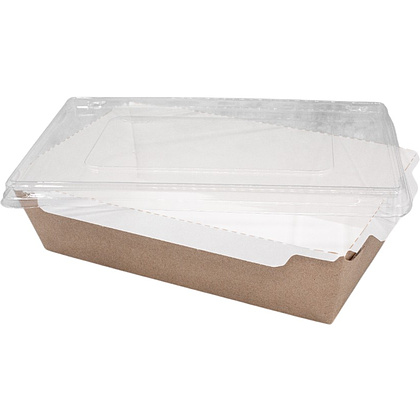 Контейнер бумажный для салата, 500 мл, 300 шт/упак, крафт - 3
