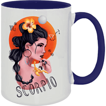 Кружка керамическая "Скорпион"