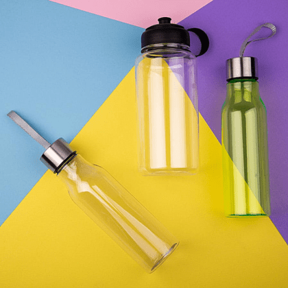 Бутылка для воды "Balance", пластик, 600 мл, синий - 4