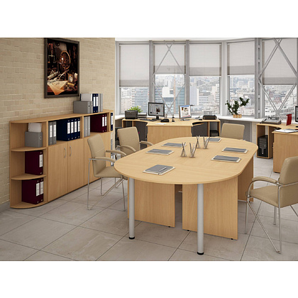 Коллекция Столица стол письменный С-1-15 Л, 1500х900/600х750 мм, бук - 10