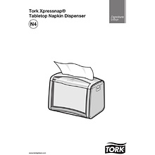 Диспенсер для салфеток TORK "Xpressnap", N4 настольный, серый (272613)