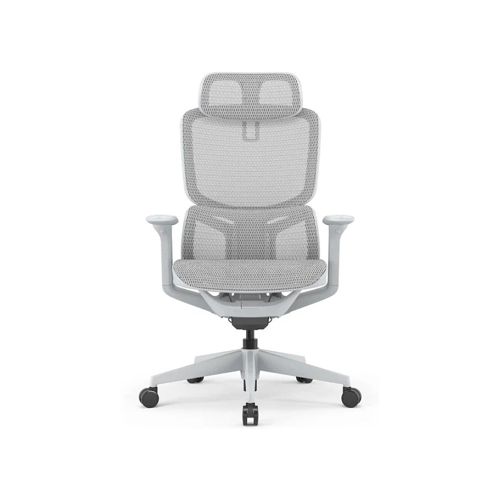 Кресло компьютерное SitZone E-JX-002А, сетка, пластик, белый - 2